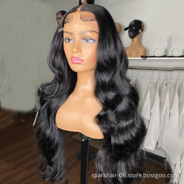 100% Virgin Brazilian Human Hair Lace Front Wigs,Cheap Wholesale Natural Human Hair Wigs For Black Women,Hd Lace Frontal Wig